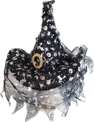 Sombrero de bruja - 1 pieza