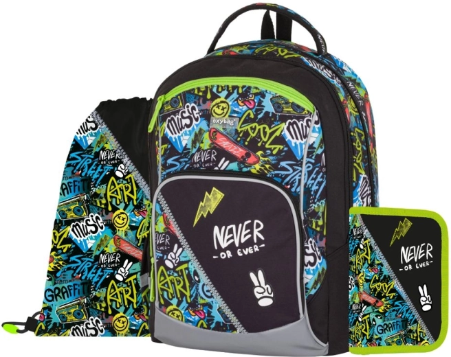 Set escolar Oxy Go Funny Boy de 3 piezas