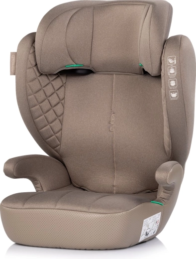 Silla de coche Chipolino Cyber i-Size 100–150 cm beige