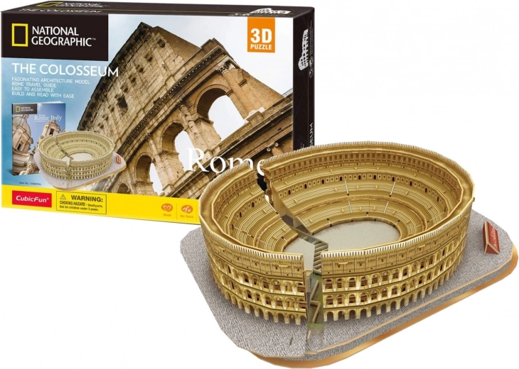 Puzzle 3D CubicFun National Geographic Coliseo 131 piezas
