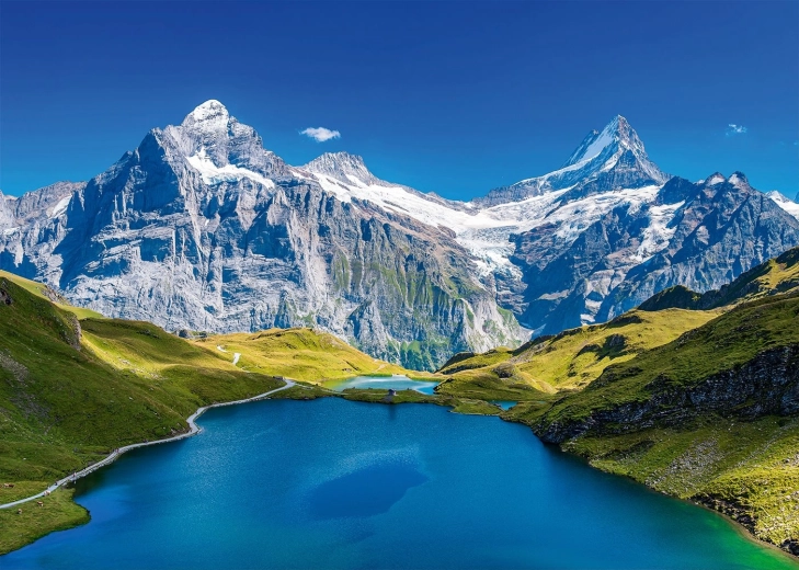 Puzzle ALIPSON Lago Bachalpsee, Alpes – 1000 piezas