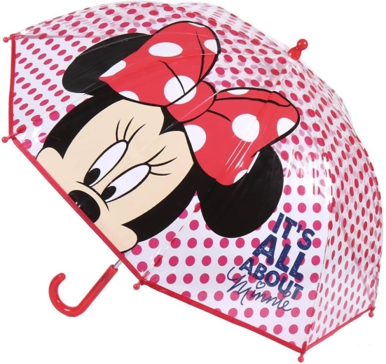 Paraguas manual infantil Cerdá Disney Minnie rojo