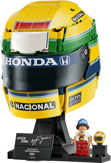 El icónico casco de Ayrton Senna