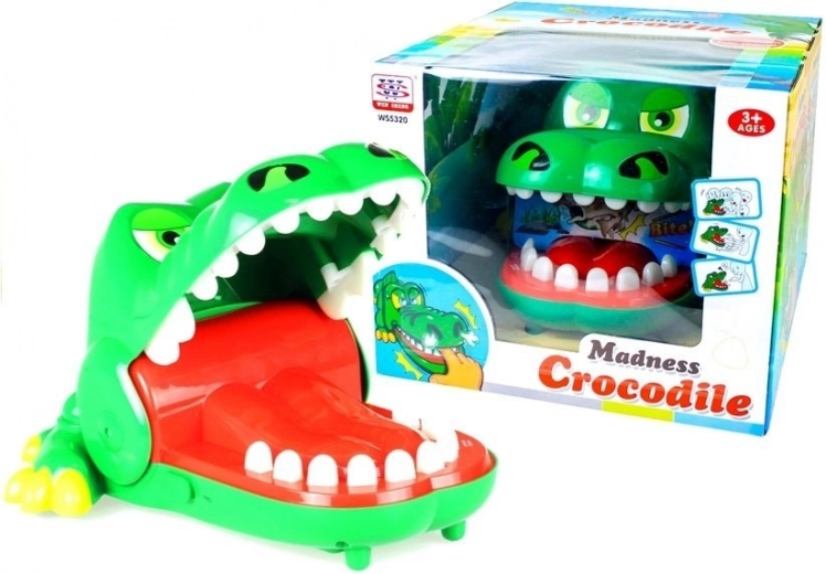 Juego de habilidad Cocodrilo loco con luces y sonidos