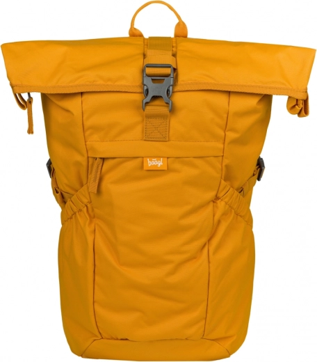 Mochila Baagl roll top amarilla GRS