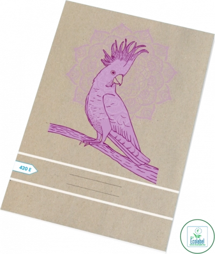 Cuaderno escolar A4 liso 20 hojas Papoušek Papírny Brno