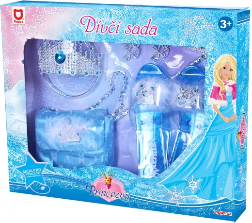 Set de princesa Reino Invernal con bolso y zapatitos