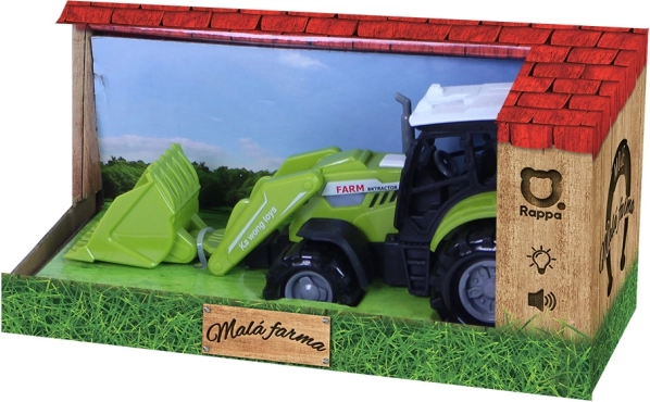 Tractor infantil con pala con sonidos y luz
