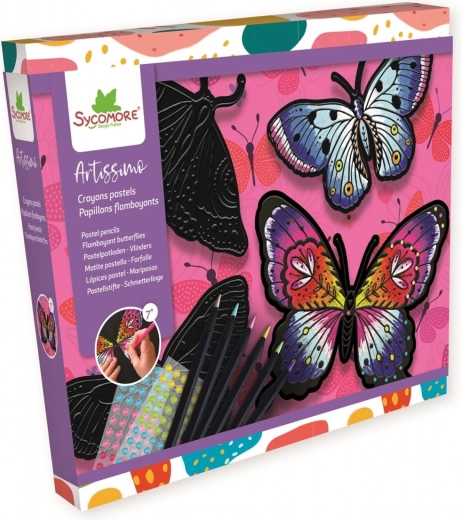 Artissimo mariposas de colores – set creativo con lápices de colores y gemas