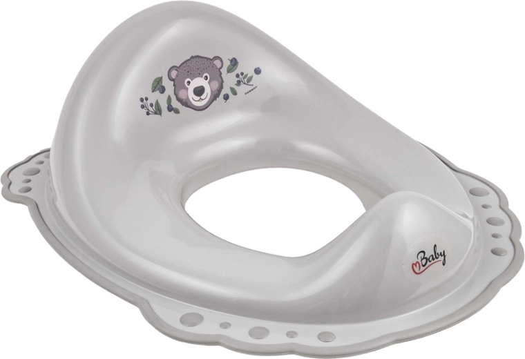 MALTEX reductor antideslizante para WC The Nature Buddies erizo – Oso Grey