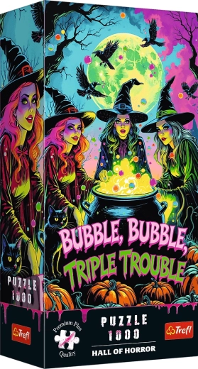 Puzzle Trefl Hall of Horror: Problemas triples, 1000 piezas