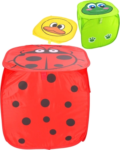 Caja de almacenamiento textil plegable con forma de animal para juguetes 45 × 45 × 45 cm - 1 pieza
