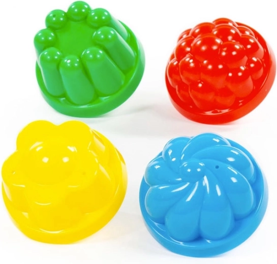 Set de moldes para arena (4 uds.)