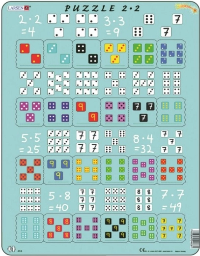 Larsen Puzzle educativo Multiplicación con dados
