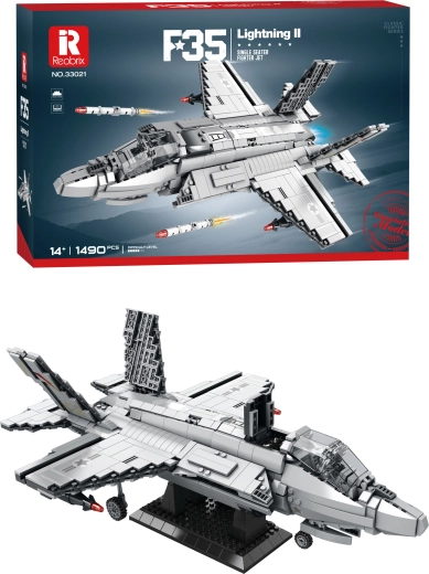Kit de construcción del caza F-35 Lightning II (1490 piezas)