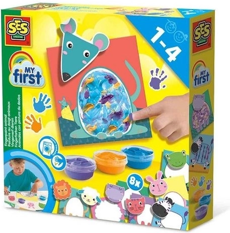 SES Creative My First Animalitos – pintura con dedos