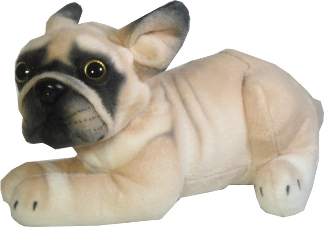 Perro de peluche bulldog 26 cm - 1 pieza