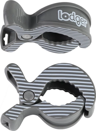 Pinza para arrullo Lodger carbon stripe - 2 paquetes