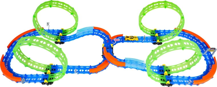 Cuatro bucles de 360° para acrobacias