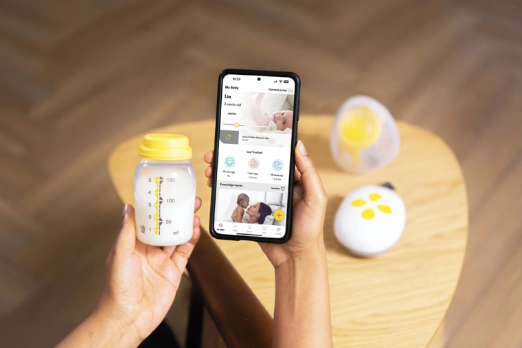 Seguimiento inteligente en la app Medela Family