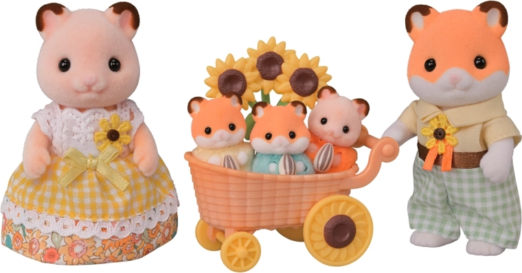 Familia de hámsters Sylvanian Families