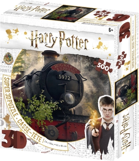 Puzle 3D HARRY POTTER Hogwarts Express 500 piezas