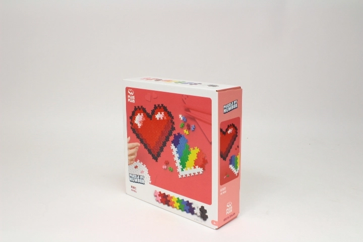 Plus-Plus Puzzle by Number corazón 250 piezas