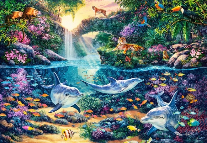 Puzle de 1500 piezas Jungle Paradise