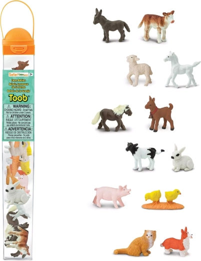 Safari Ltd. Toobs tubo de crías de granja