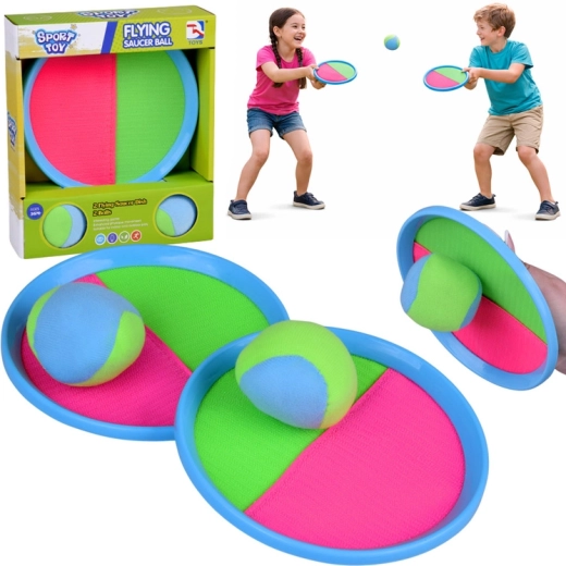 Dianas CatchBall con velcro y pelotas - 4 uds.