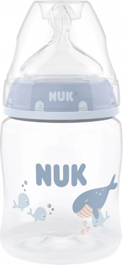 Biberón NUK First Choice con control de temperatura 150 ml whale - 1 unidad