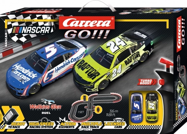 Circuito de carreras Carrera GO Nascar 3,6 m