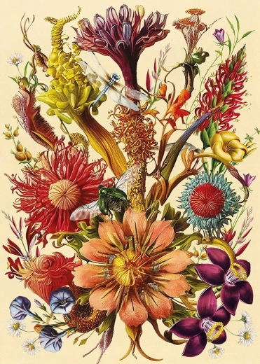 Puzzle Flores Ramo de Cuento 1000 Piezas