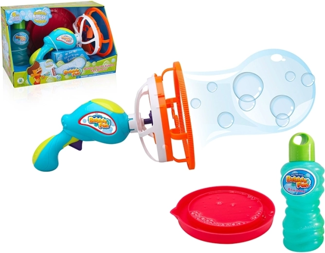 Máquina de burbujas Jumbo con recarga de 236 ml Bubble Fun