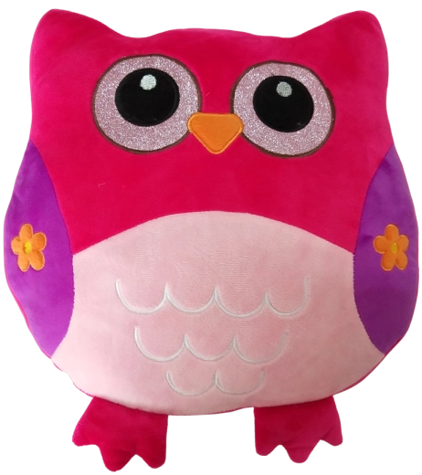 Cojín con forma de búho 35 cm
