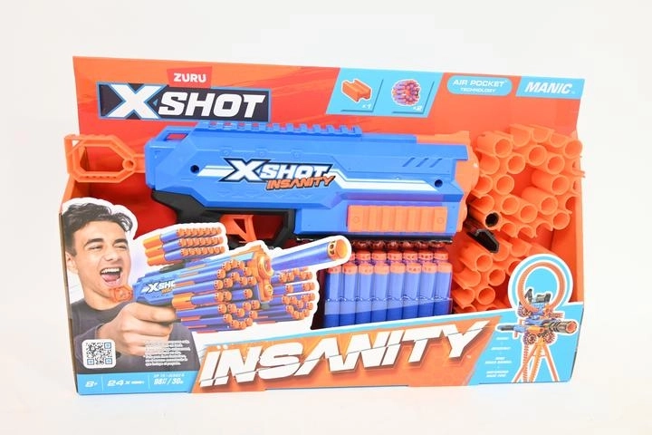 Blaster ZURU X-Shot Insanity Manic para dardos de espuma