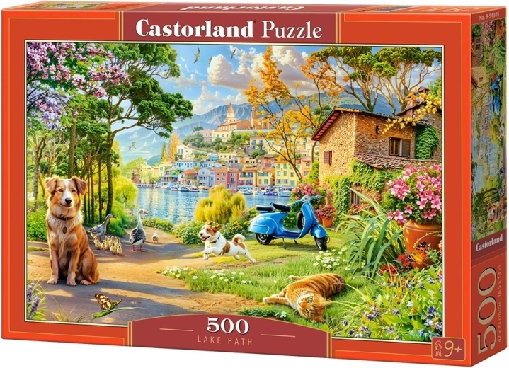 Puzzle Castorland sendero junto al lago 500 piezas