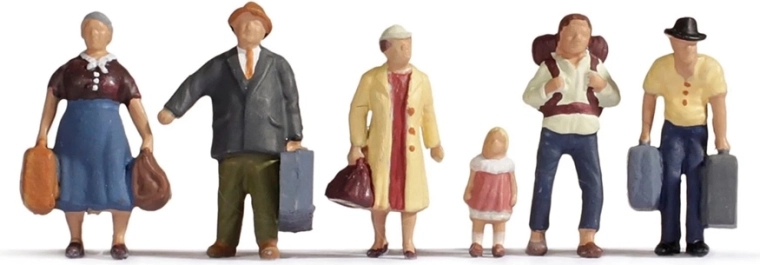 Noch set de figuras de viajeros H0