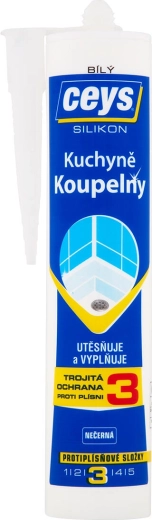 Silicona sanitaria CEYS blanca 280 ml