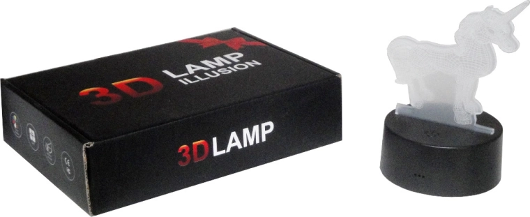 Luz nocturna LED unicornio con batería recargable
