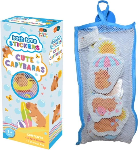 Pegatinas de espuma para el baño Capibaras Buddy & Barney