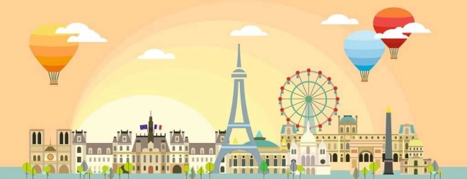 Puzle panorámico de 1000 piezas – PARIS de Ravensburger