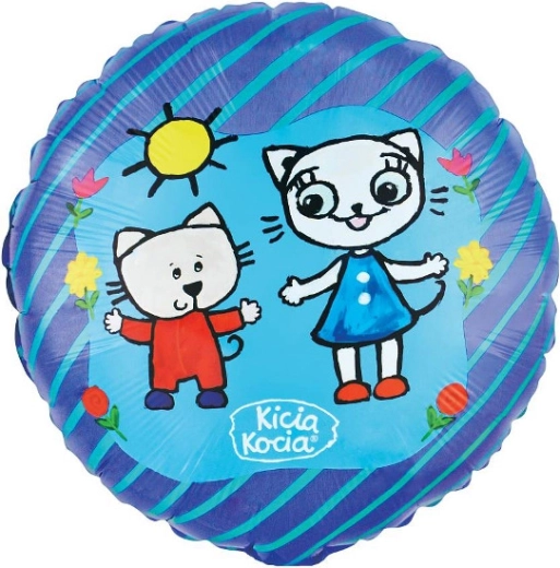 Globo de foil Kicia Kocia y Nunuś 46 cm