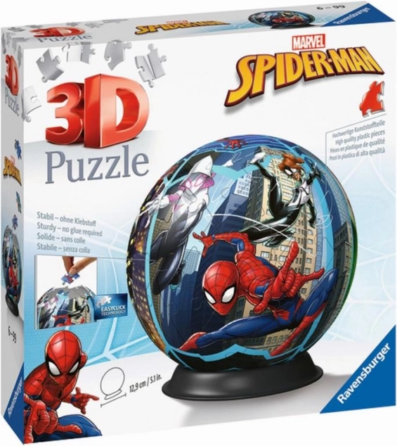 Ravensburger puzzle 3D esfera SPIDERMAN 73 piezas