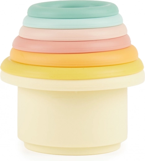 Vasos apilables de silicona Tropical Vibes de Bieco