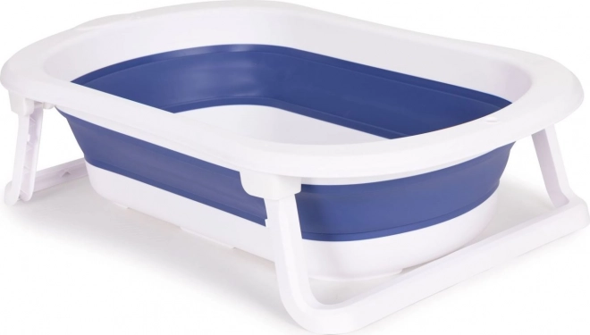 Bañera infantil plegable con desagüe Ecotoys azul