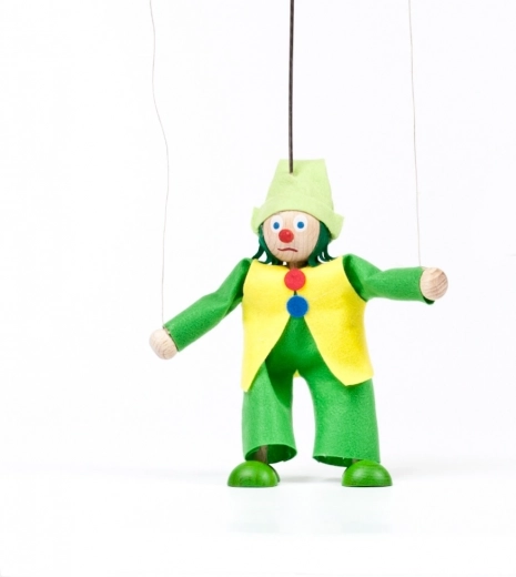 Gerlich marioneta de madera duende de agua Čvachtal 12 cm