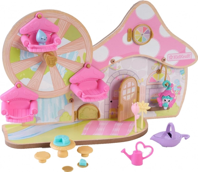 Casita de hadas con noria KIDKRAFT Lil' Green World