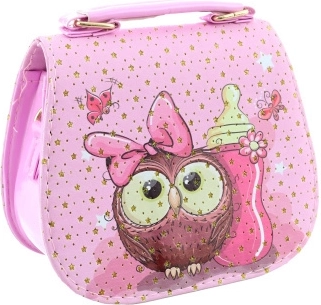 Bolso con motivo de buhito