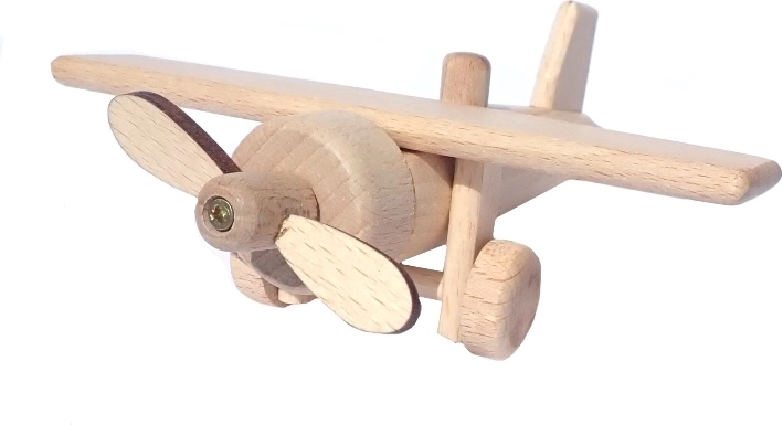 Avión de madera para niños